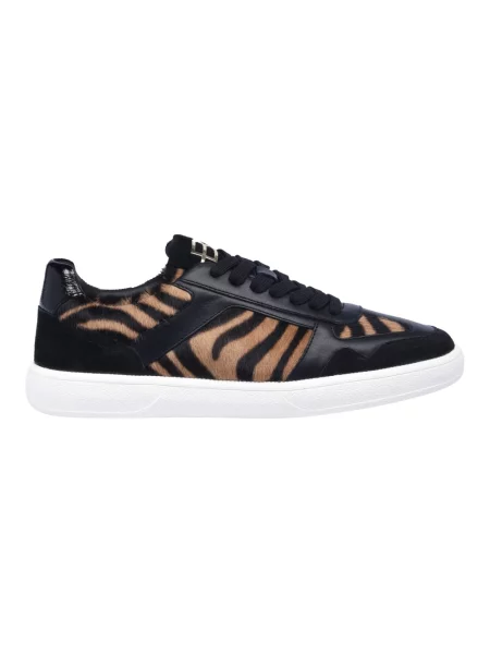 Sneakersy Baldinini skórzane z nadrukiem w zebrę