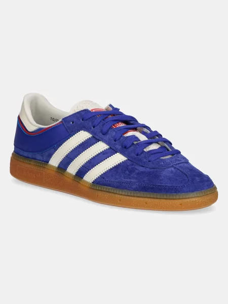 Σουέτ αθλητικά παπούτσια adidas Originals adidas originals x SPZL Handball Cup μπλε