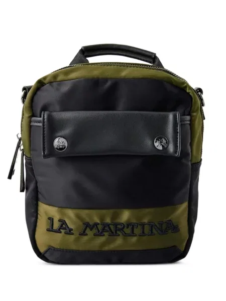 Geantă crossbody La Martina cu autograf verde
