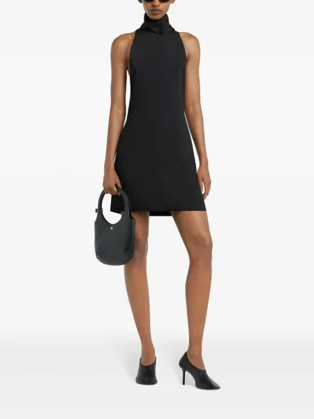 Rochie mini Courreges de costum negru