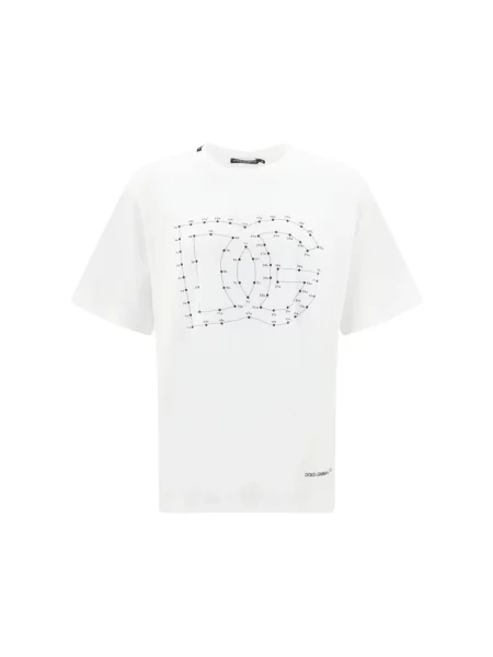 Koszulka Dolce And Gabbana z logo biała