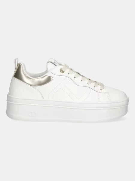 Шкіряні кросівки Twinset білий