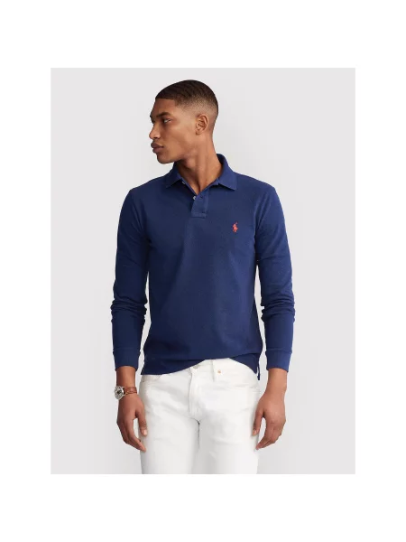 Polo Ralph Lauren Polo majica Mornarsko Slim Fit modra