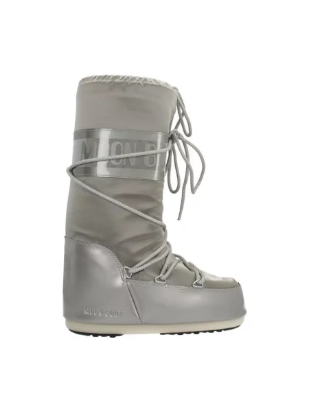 MOON BOOT Snehule ICON GLANCE tmavošedá / sivobéžová sivá