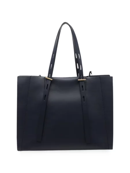 Geantă shopper Minobossi din piele albastru