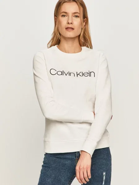 Calvin Klein mikina bílá