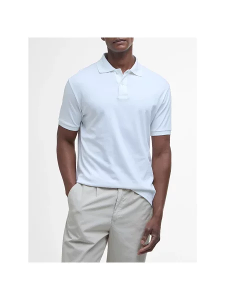 Koszulka polo Barbour biała