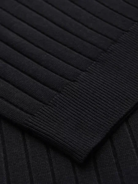 Prugasta polo majica Ombre crna