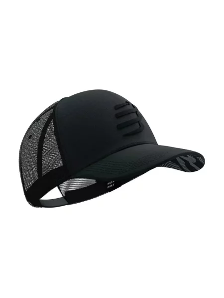 Кепка Compressport Trucker Cap візерунок чорний