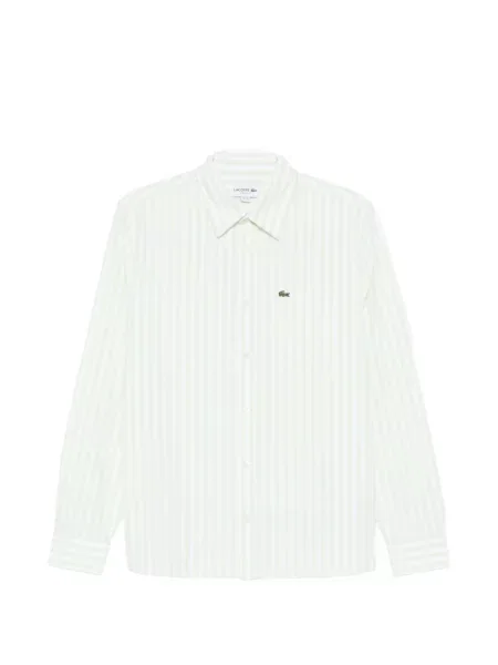 Раирана риза Lacoste на райета зелено