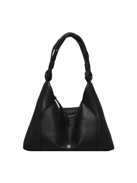 Torba crossbody Aigner skórzana czarna