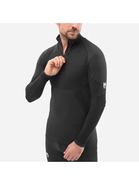 Koszulka termoaktywna MILLET Drynamic Soft Ls Zip M czarna