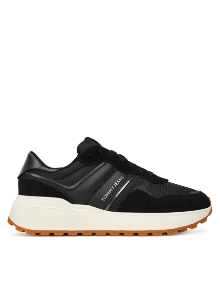 Маратонки Tommy Jeans TJW CLEATED RUNNER черно