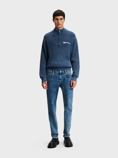 Прямые джинсы Karl Lagerfeld Jeans синие