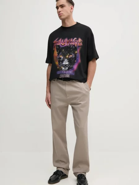Alpha Industries hlače z elastanom Chino bež