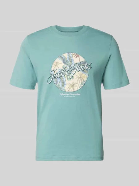 T-shirt z okrągłym dekoltem model HONOLULU' Jack & Jones
