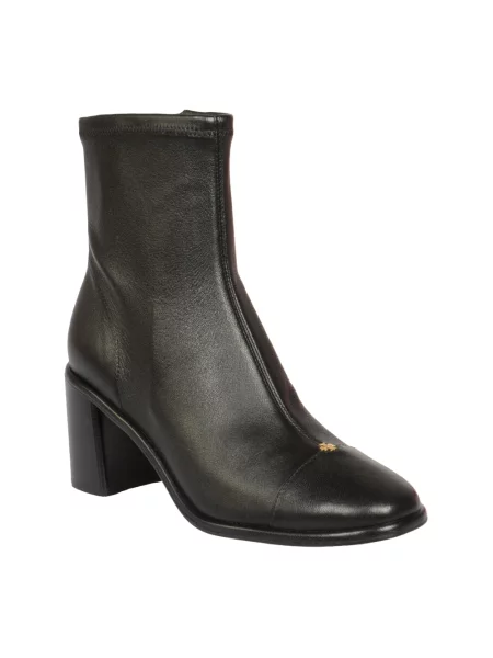 Botki Tory Burch skórzane różowe