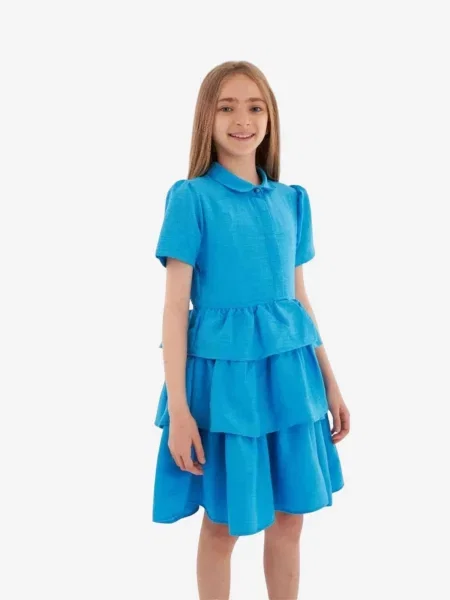 Hilal Akinci Kids Haljina HİLAL AKINCI KİDS Kinder Kleid cijan plava