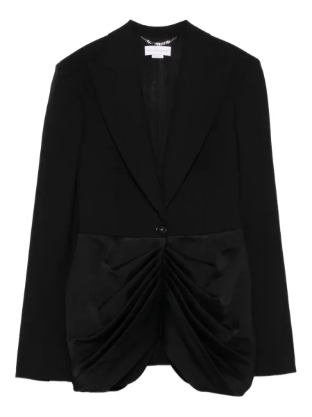 Sacou Stella Mccartney drapate negru