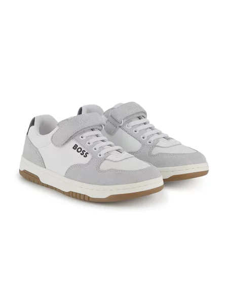 BOSS Sportcipő TRAINERS szürke fehér