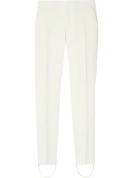 Pantaloni Wardrobe.nyc cu talie joasă alb