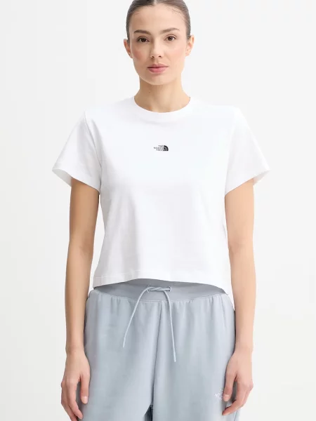 The North Face tričko ESSENTIAL bílé