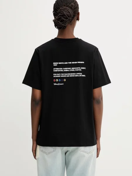 Coperni x Disney Snow White tricou din negru alb