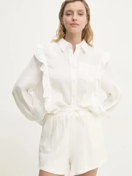 Answear Lab koszula i szorty biały