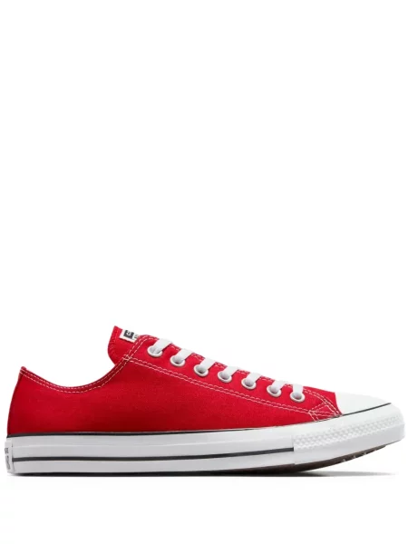 Sneakersy Converse z nadrukiem w paski czerwone
