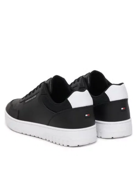 Tommy Hilfiger Tenisice Basket Core Lite Lth crna