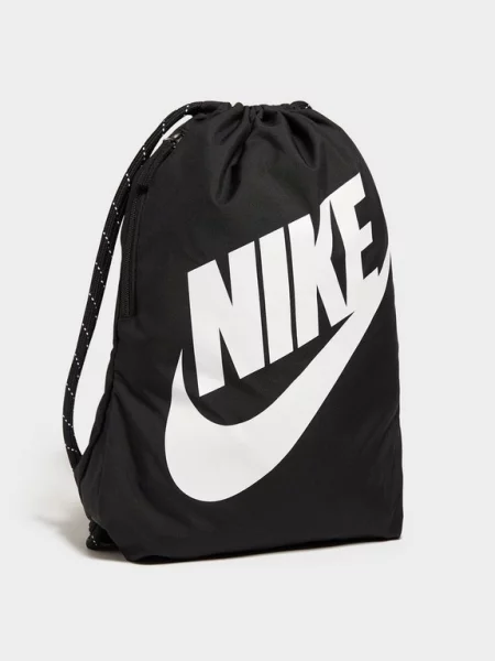 Nike Sportswear Sportovní vak Heritage černá bílá