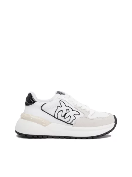 Sneakersy Pinko skórzane białe