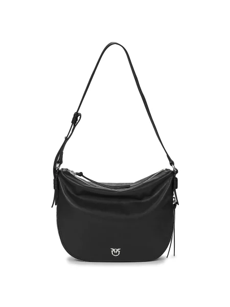 Klasična hobo torba Pinko črna