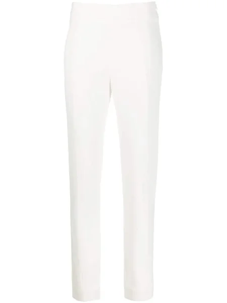 Pantaloni Proenza Schouler din crep alb