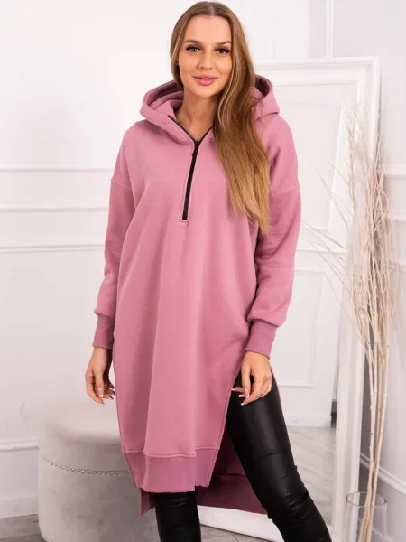 Hanorac Kesi cu crăpătură roz