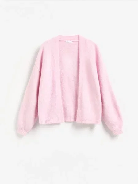 Reserved Cardigan cu amestec de lână roz-pastel roz