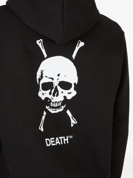Hoodie Death Cigarettes με σχέδιο μαύρο