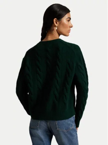 Polo Ralph Lauren Pulover Straight Fit zelena