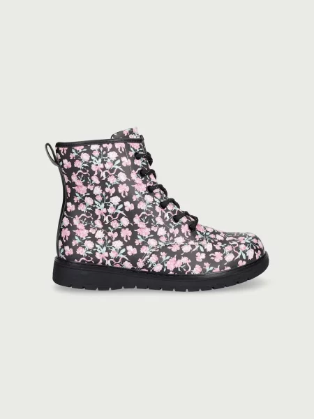 Skechers bokacsizma gyerek GRAVLEN-PRETTY PUNK fekete