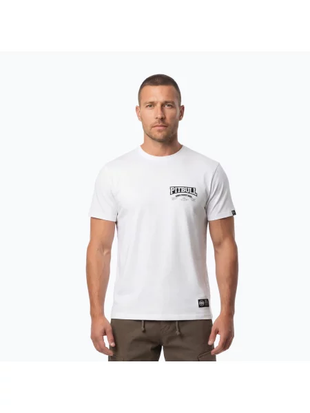 Tricou pentru bărbați Pitbull Troublemarker white alb
