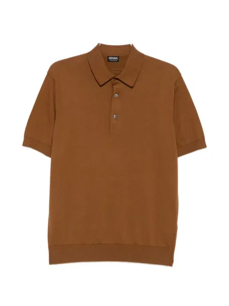 Polokošeľa Zegna hnedá