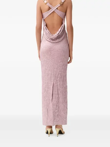 Rochie Versace din satin roz