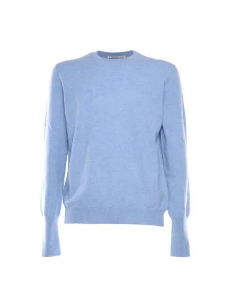 Sweter Ballantyne z kaszmiru niebieski