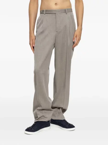 Pantaloni Brioni de lână gri