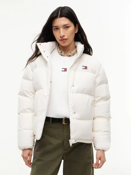 Tommy Jeans Zimná bunda Alaska' biela