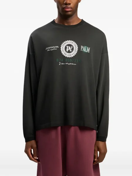 Tricou Palm Angels lung negru
