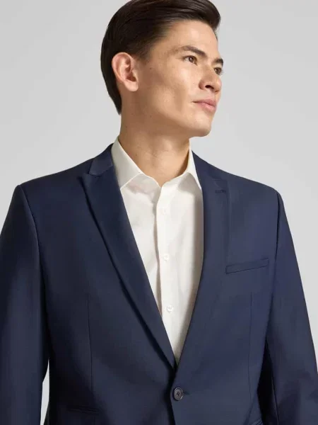 Drykorn Marynarka Garniturowa Irving Extra Slim Fit blau granatowa