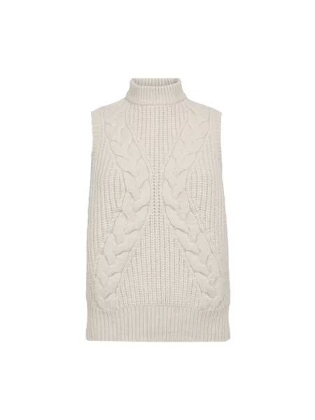 Dzianinowy sweter Co'couture beżowy