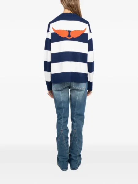 Pulover Zadig&voltaire cu dungi albastru