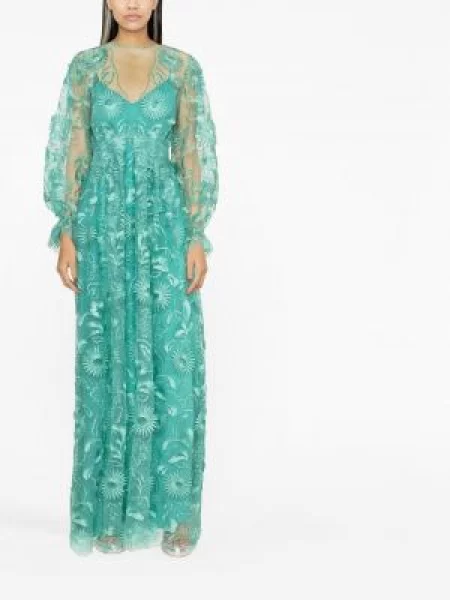 Haljina Alberta Ferretti zelena